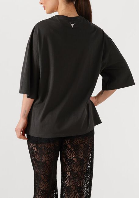 Zwarte ALIX THE LABEL T-shirt LADIES KNITTED ALIX TSHIRT - large