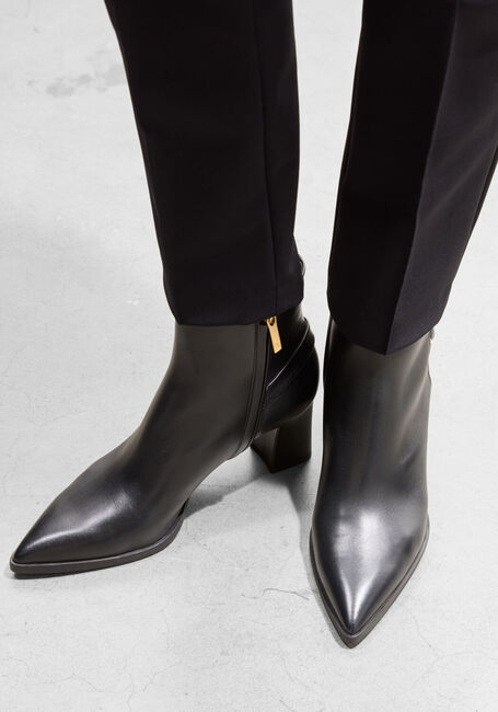 Zwarte SANTONI Enkellaarsjes 71846 Zwarte SANTONI Enkellaarsjes 71846 - large