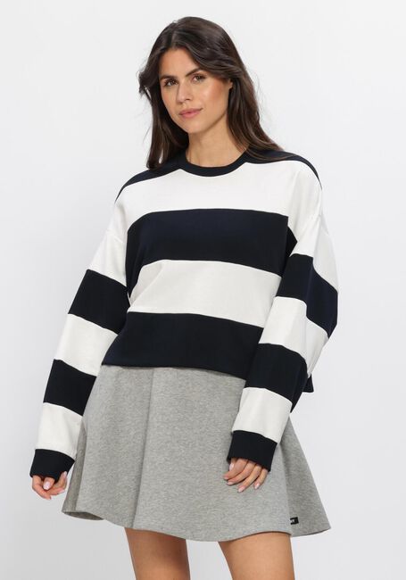 Donkerblauwe JOHNY Sweater DEREK SWEATER - large