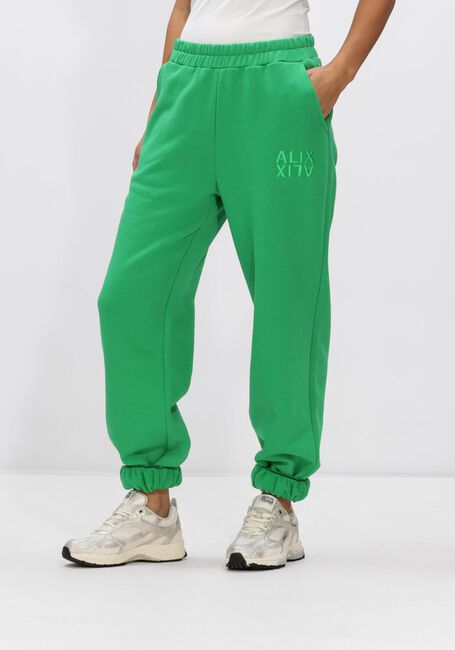 Groene ALIX THE LABEL Joggingbroek LADIES KNITTED ALIX SWEAT PANTS - large