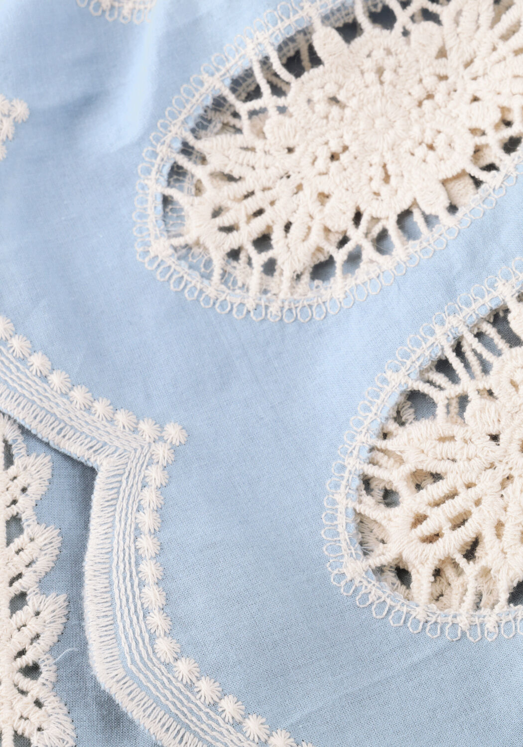 Lichtblauwe IBANA Mini jurk DANNA - large