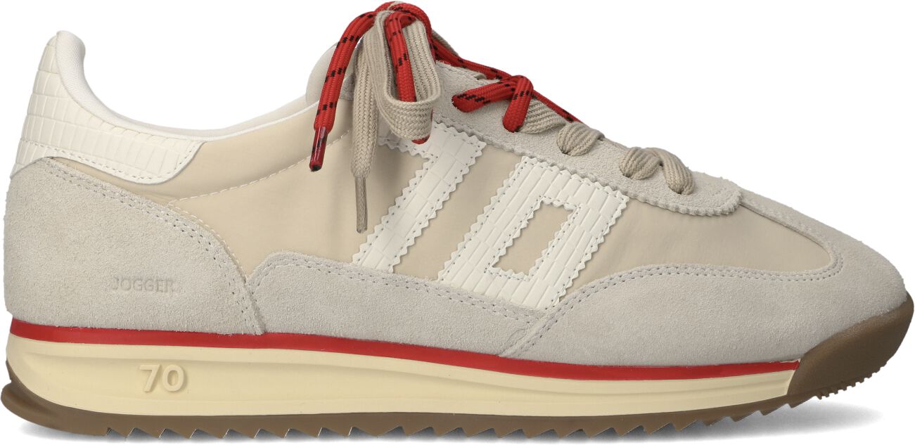 Back70 Lage Sneakers Dames Jogger, Maat: 36, Materiaal: Textiel, Kleur: Beige afbeelding 1