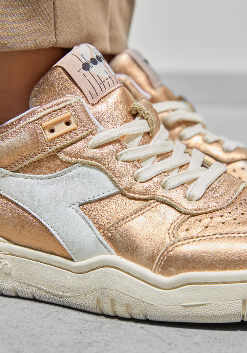 Roze DIADORA HERITAGE Lage sneakers B.560 METAL WN - large