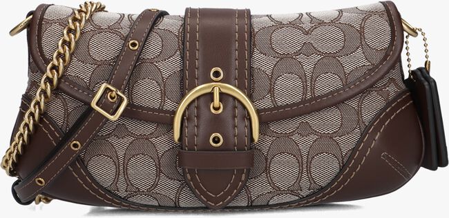 Bruine COACH Schoudertas JACQUARD SOHO BAG 25 Bruine COACH Schoudertas JACQUARD SOHO BAG 25 - large