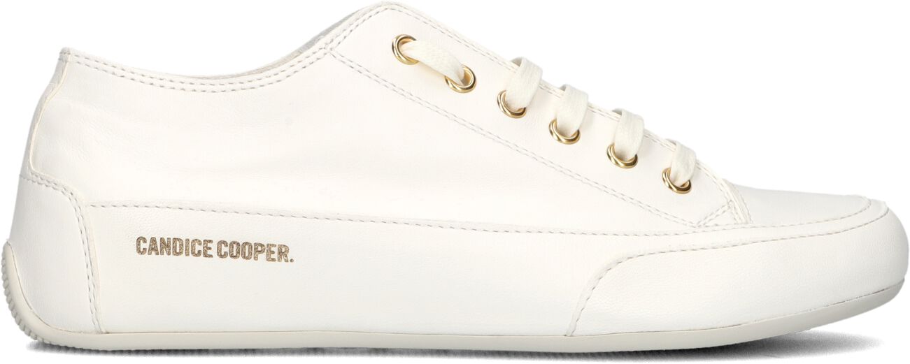 Candice Cooper Lage Sneakers Dames Rock S, Maat: 36, Materiaal: Leer, Kleur: Wit