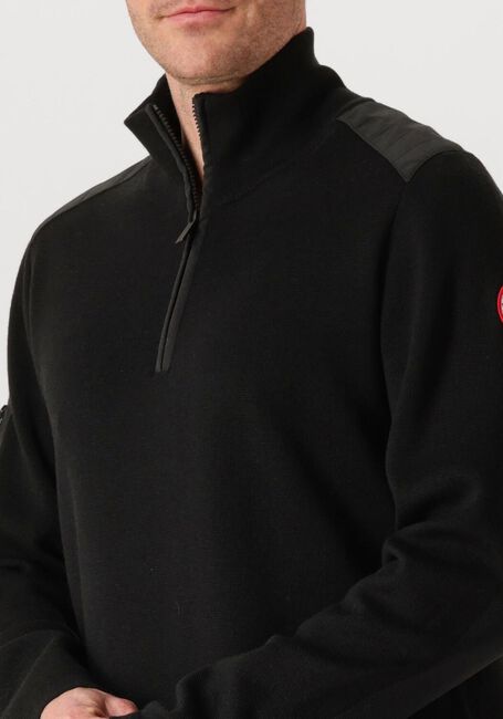 Zwarte CANADA GOOSE Sweater STORMONT 1/4 ZIP SWEATER - large