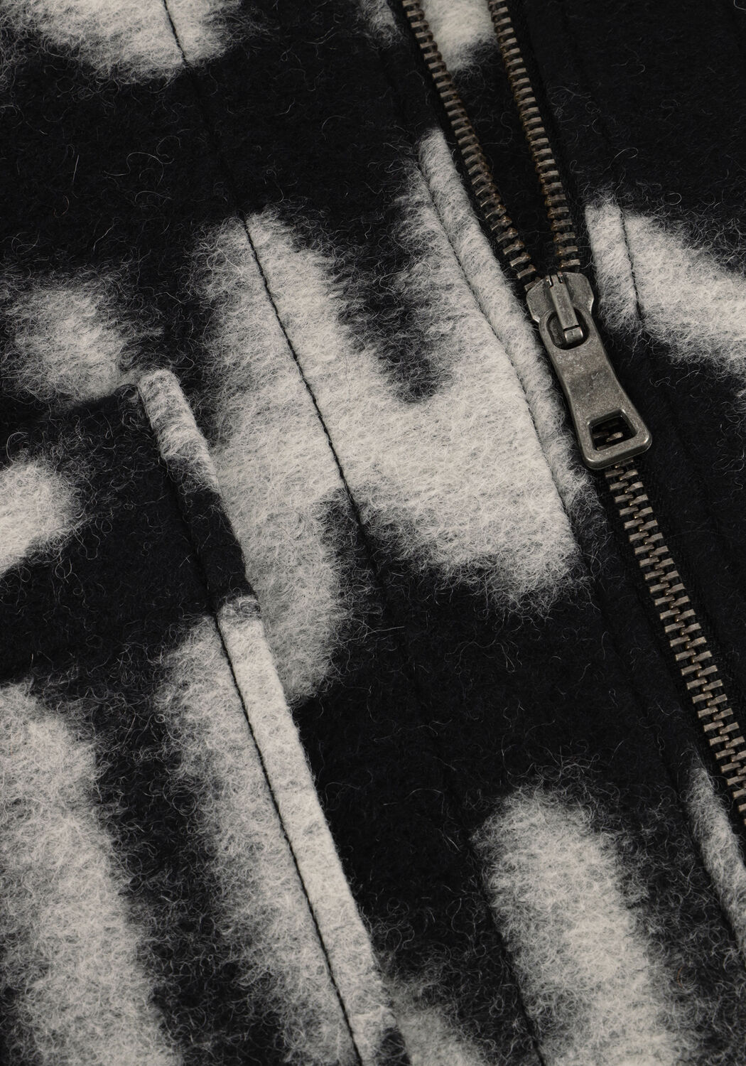 Zwarte PENN & INK Jack 542 COAT AOP - large