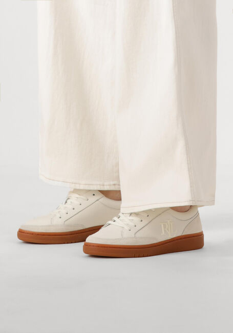 Witte LAUREN RALPH LAUREN Lage sneakers HAILEY 6 LOW TOP LACE - large