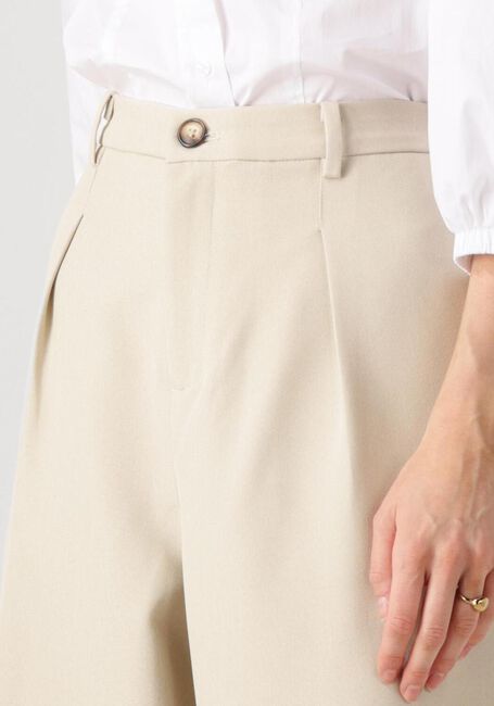 Beige CO'COUTURE Wijde broek NANACC PLEAT LL PANT - large