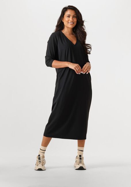 Zwarte PENN & INK Midi jurk BLAKE - large