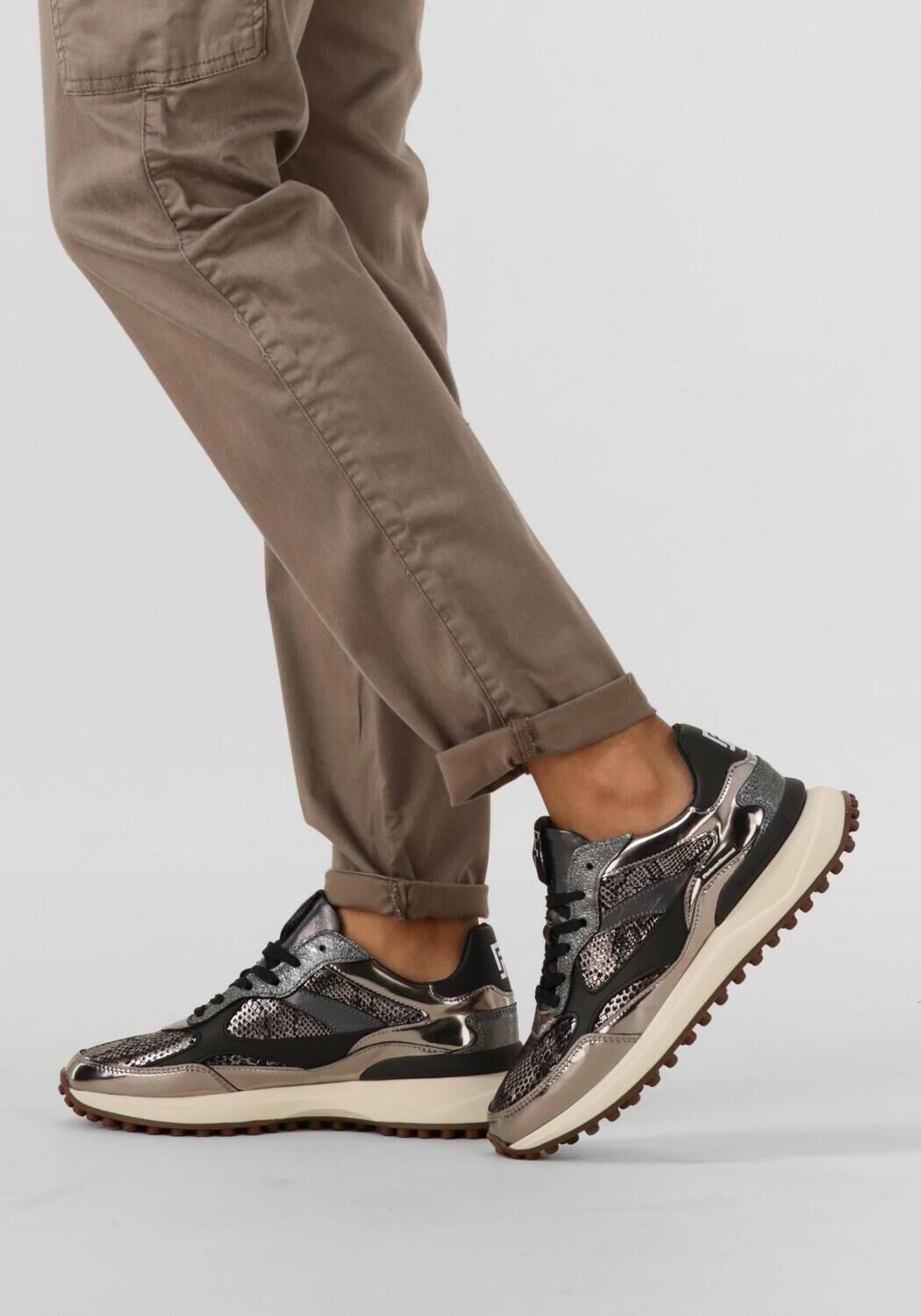 Zwarte FLORIS VAN BOMMEL Lage sneakers SFW-10085 NOPPI - large