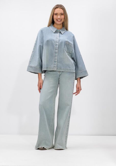 Lichtblauwe JANICE Blouses CARL - large