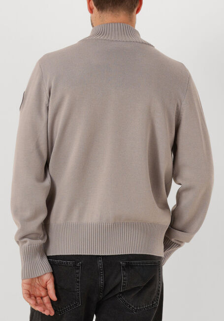 Taupe CANADA GOOSE Trui ROSSEAU 1/4 ZIP SWEAT 7090M - large