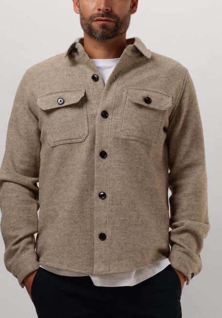 Beige PROFUOMO Overshirt OVERSHIRT TEXTURE - large