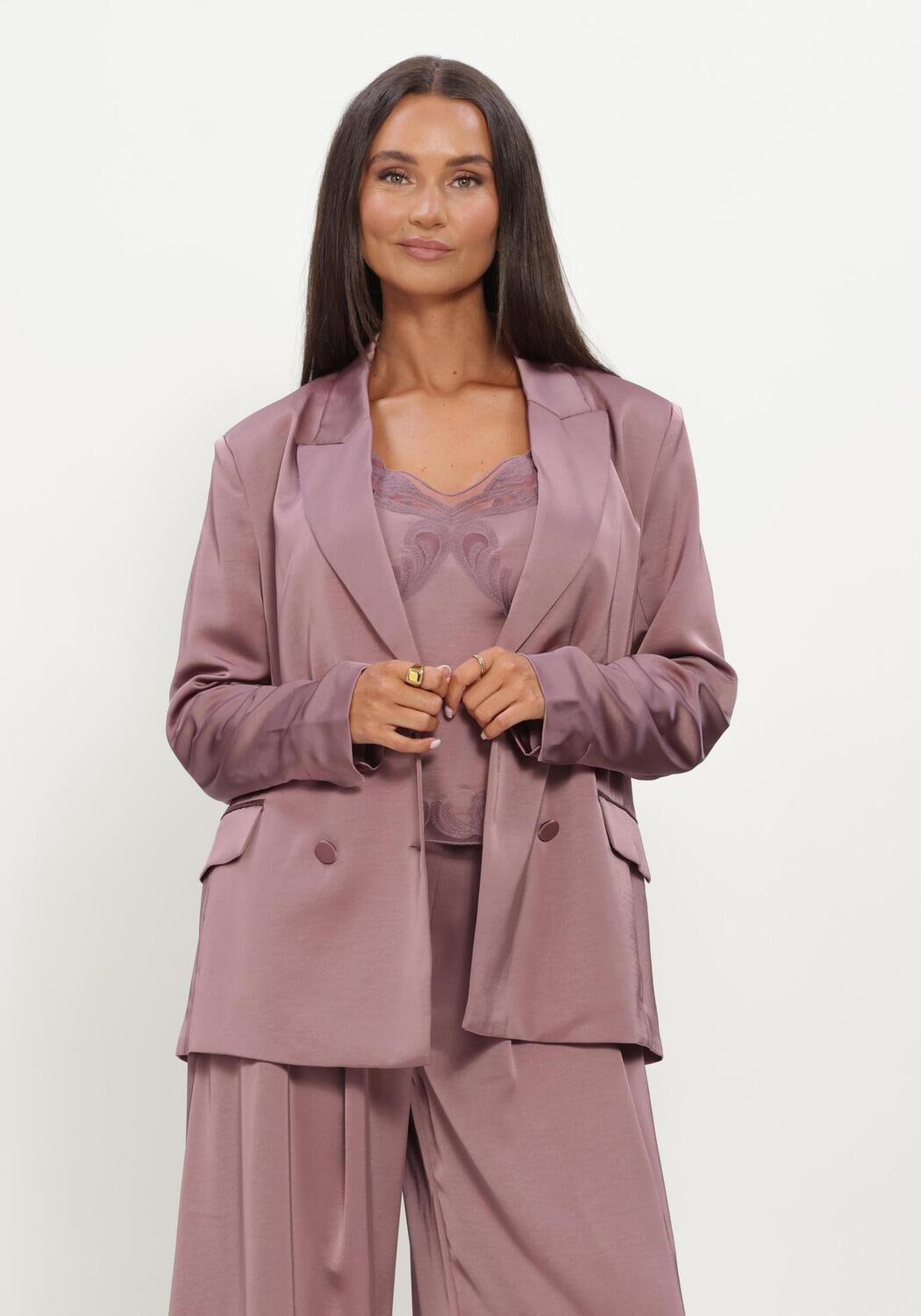 Dante6 Dante6 Blazer Dames Sevigny Relaxed Satin Blazer