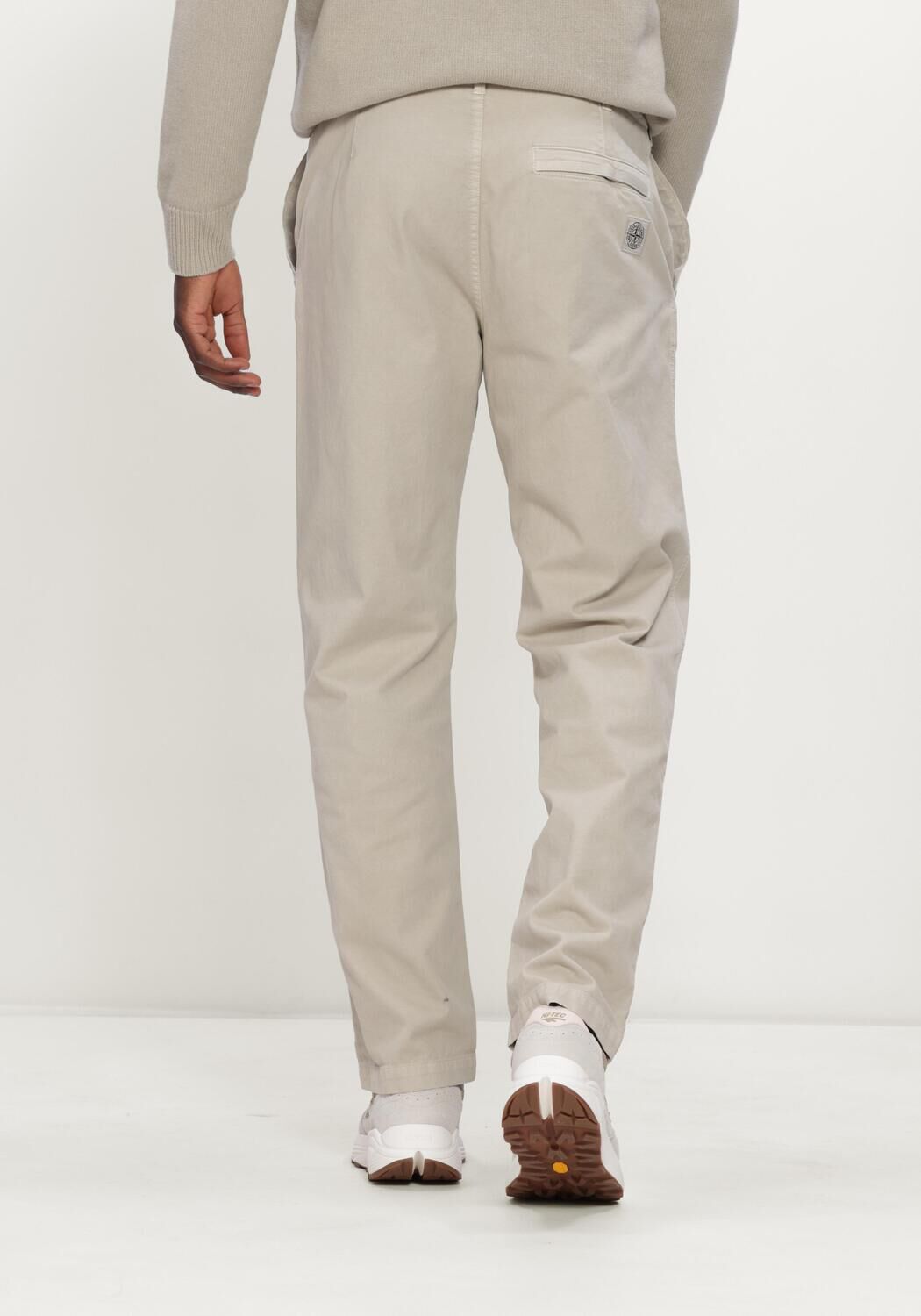 Beige STONE ISLAND Lange broeken TROUSERS S00L1 - large