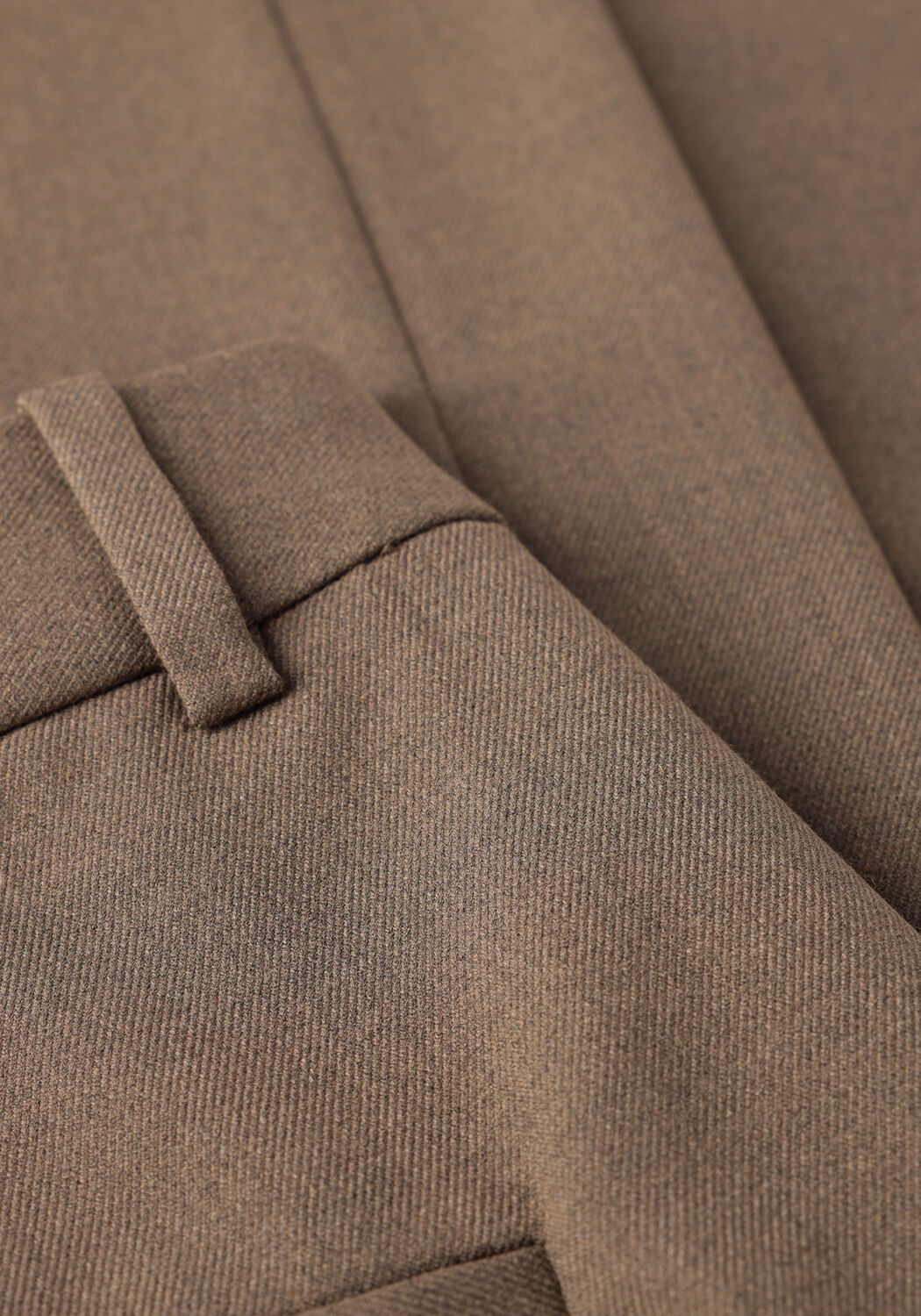 Taupe GESTUZ Wijde broek GZPAULA MW STRAIGHT PANTS - large