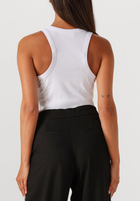 Witte HAUTE L'AMITIÉ Top RIB BADGE TANK - large