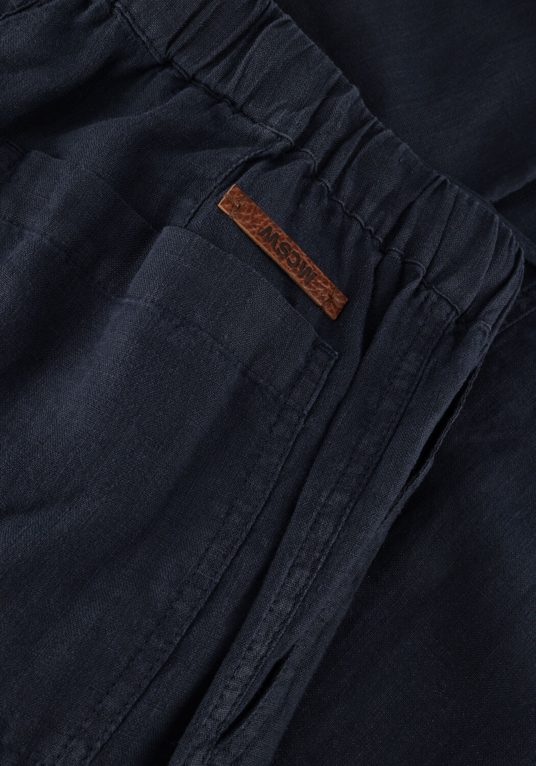 Donkerblauwe MOSCOW Wijde broek 94-02-POMALIE - large