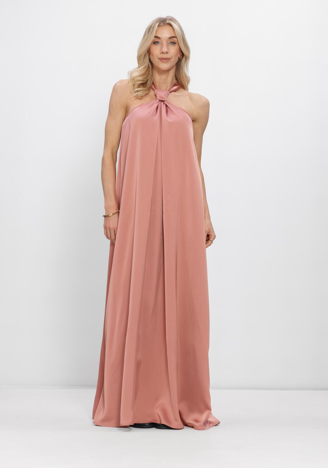 Lina Locchi Maxi Jurk Dames Ll-alina, Maat: L, Kleur: Roze afbeelding 1