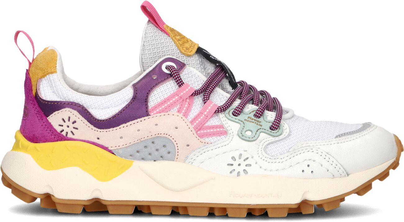 Flower Mountain Lage Sneakers Dames Yamano 3 Woman, Maat: 37, Materiaal: Suède, Kleur: Wit