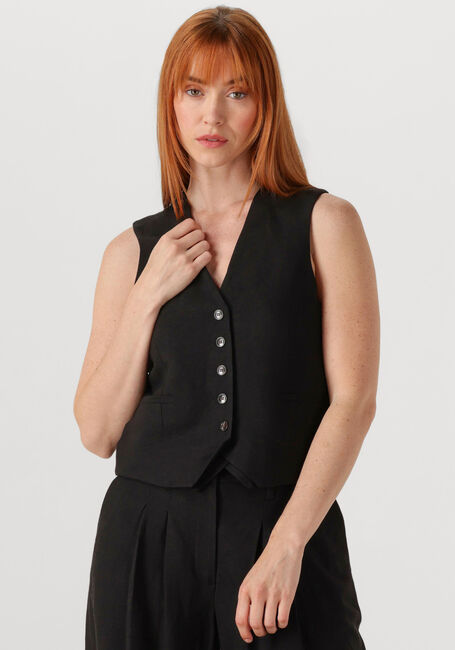 Zwarte HERSKIND Gilet DOUBLE UP VEST - large