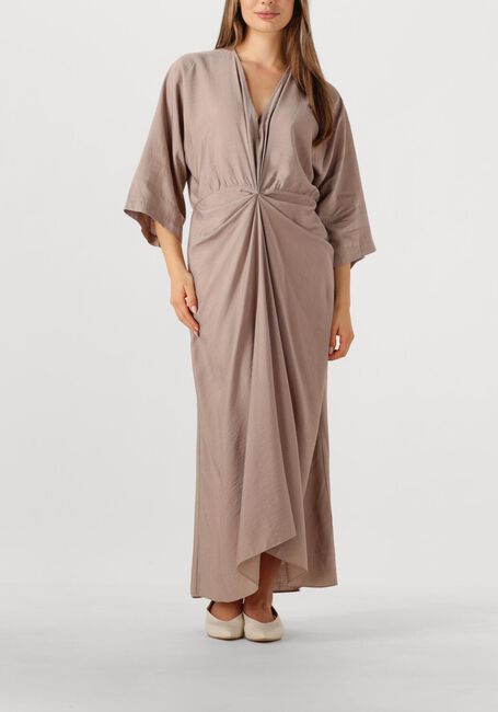 Taupe CO'COUTURE Maxi jurk HERACC KNOT DRESS - large