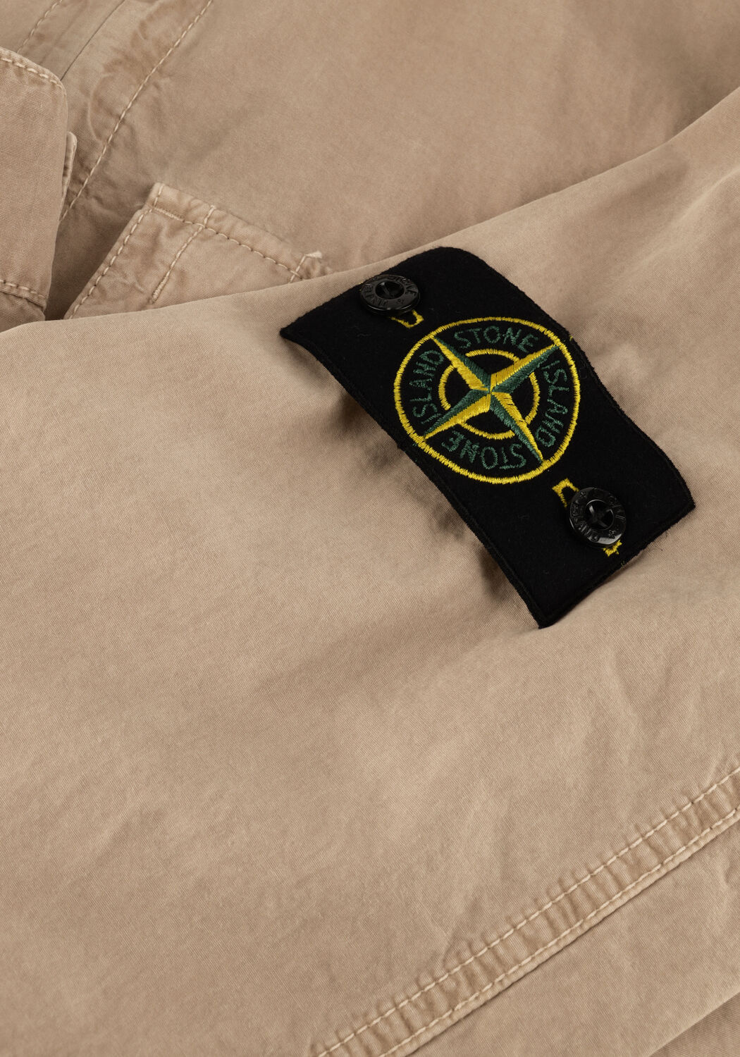 Beige STONE ISLAND Overshirt SHIRTS S00WN - large