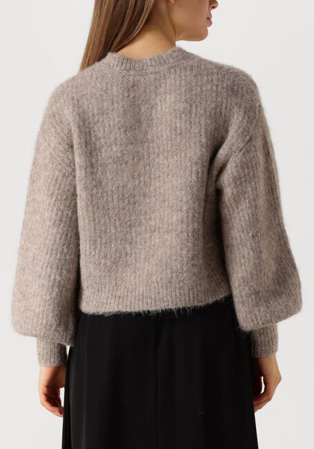 Taupe CO'COUTURE Vest CORALEE RIB CARDIGAN - large