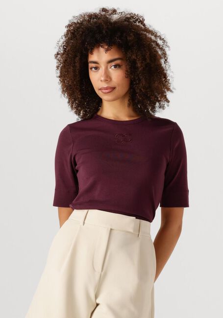 Paarse CO'COUTURE Top GRANNY EMBROIDERY - large