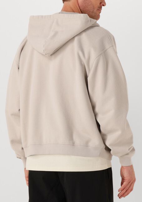 Grijze REPRESENT Vest SCRIPT LOGO ZIP HOODIE - large