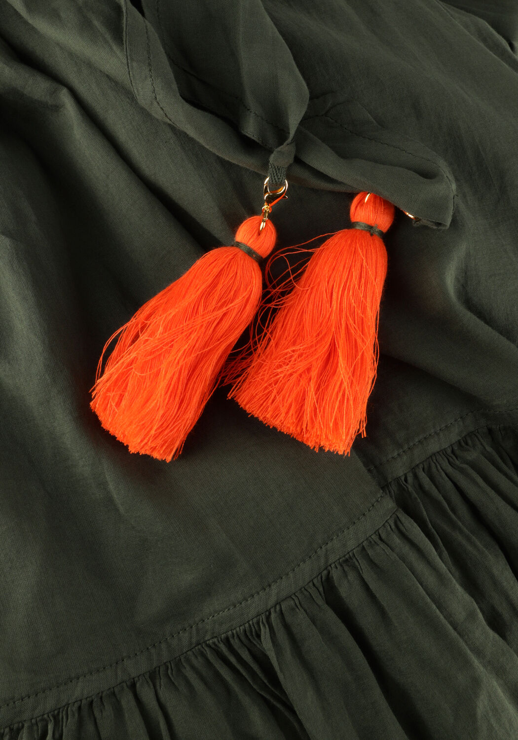 Groene NEMA Maxi jurk N043 - large