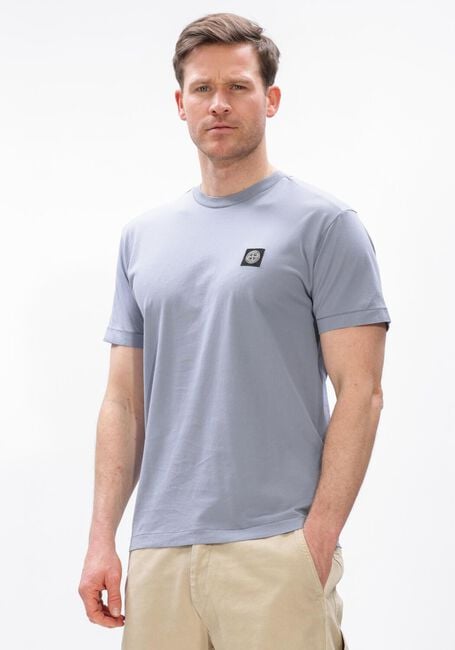 Donkerblauwe STONE ISLAND T-shirt SS T-SHIRT S0013 - large