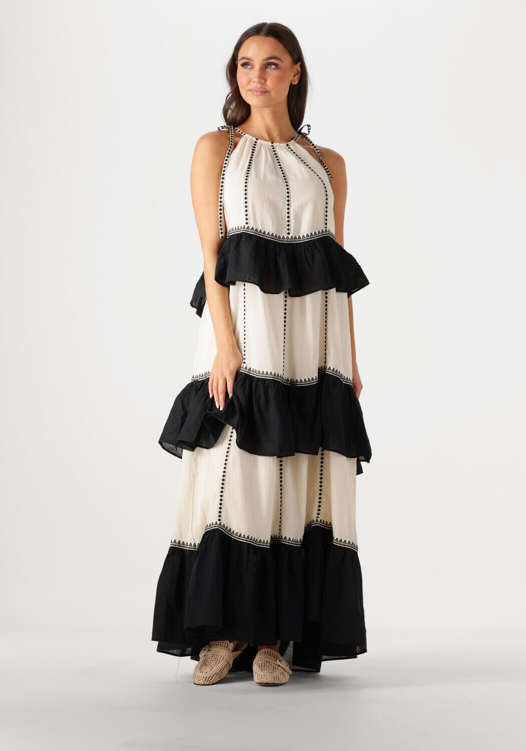 Devotion Maxi Jurk Dames Kleio, Maat: M, Kleur: Wit