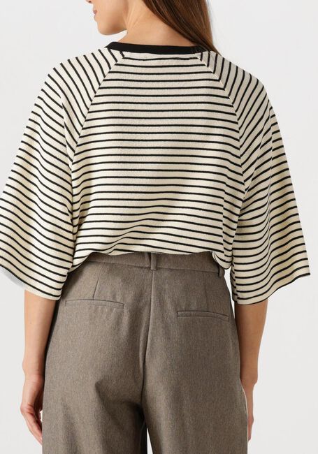 Witte CO'COUTURE T-shirt ERINCC STRIPE TEE - large