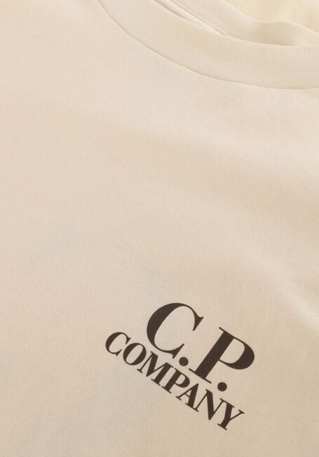 Beige CP COMPANY T-shirt T SHIRTS SHORT SLEEVE IN JERSEY 30/1 - large