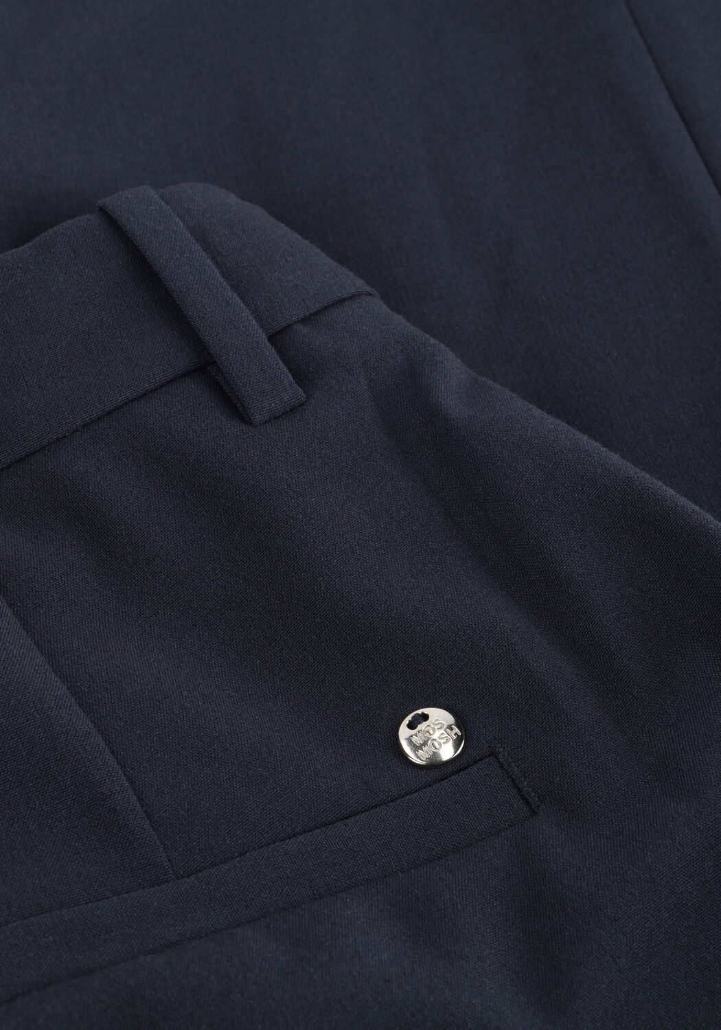 Donkerblauwe MOS MOSH Wijde broek MMCHARLIZE&nbsp;PANAMA&nbsp;PANT - large