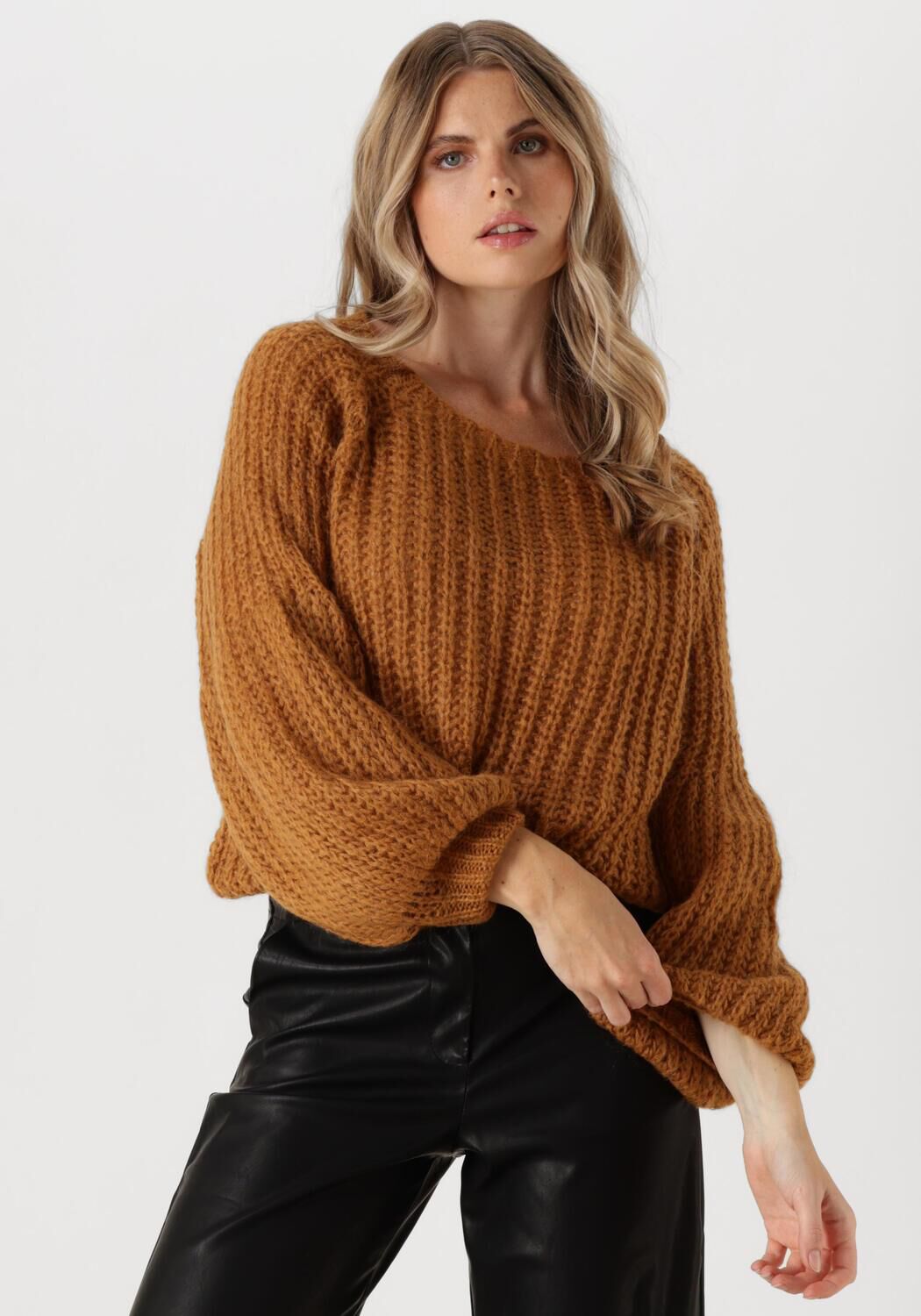 Amaya Amsterdam Trui Dames Ace Knitwear, Maat: M, Kleur: Camel