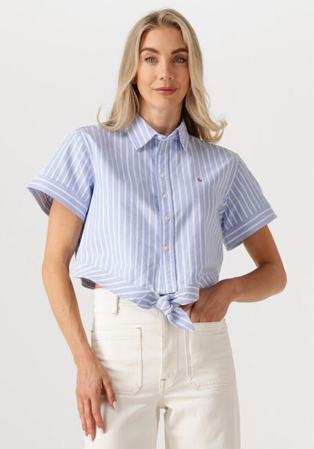 Lichtblauwe RALPH LAUREN Blouses WOVEN-SPORT SHIRT-SHIRT - large