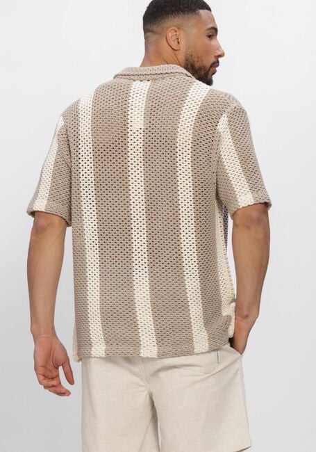 Beige PROFUOMO Polo POLO SS BUTTON TH - large