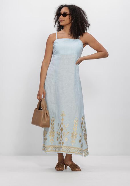 Lichtblauwe GREEK ARCHAIC KORI Maxi jurk S26K-2043211 - large