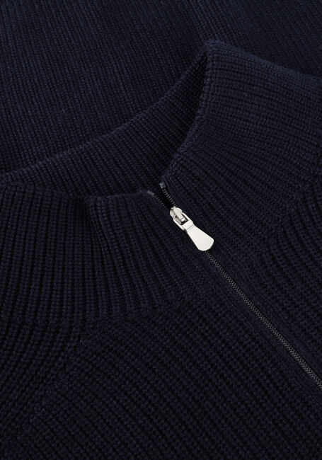 Donkerblauwe GRAN SASSO Trui MOCK ZIP - large
