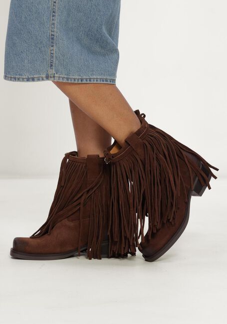 Bruine POSA Boots DALLAS BOOT FRINGE - large