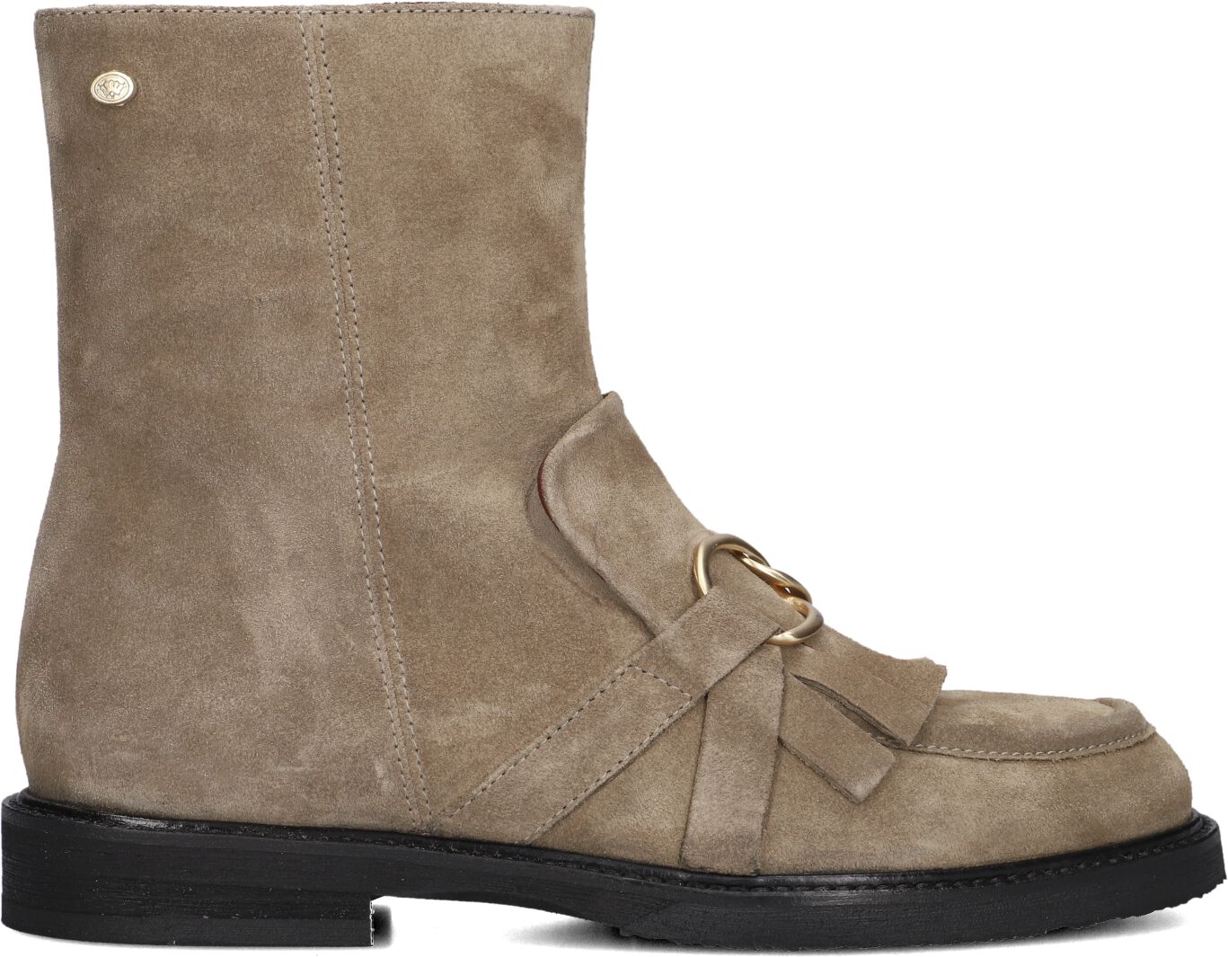 Fred de la Bretoniere Enkelboots Dames Paris Hay, Maat: 39, Materiaal: Suède, Kleur: Taupe
