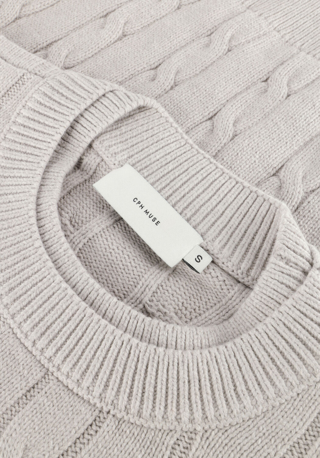 Lichtgrijze COPENHAGEN MUSE Trui CMKOTOM-PULLOVER - large