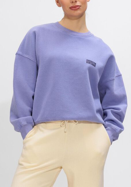 Paarse AMERICAN VINTAGE Sweater PLIZZY - large