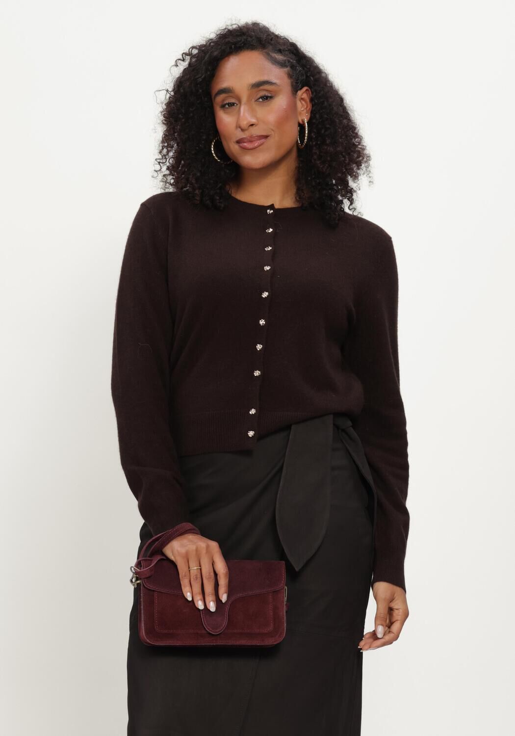 Bruine LINA LOCCHI Vest LL-BABETTA - large