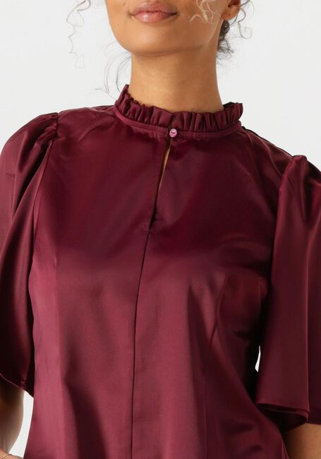 Bordeaux CO'COUTURE Blouses ADNACC OPEN BACK SS BLOUSE - large