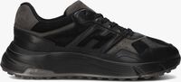 Zwarte HOGAN Lage sneakers LED SUE COMBI RUNNER - medium