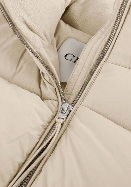 Beige CLOSED Gewatteerde jas CROPPED PUFFER JACKET - large